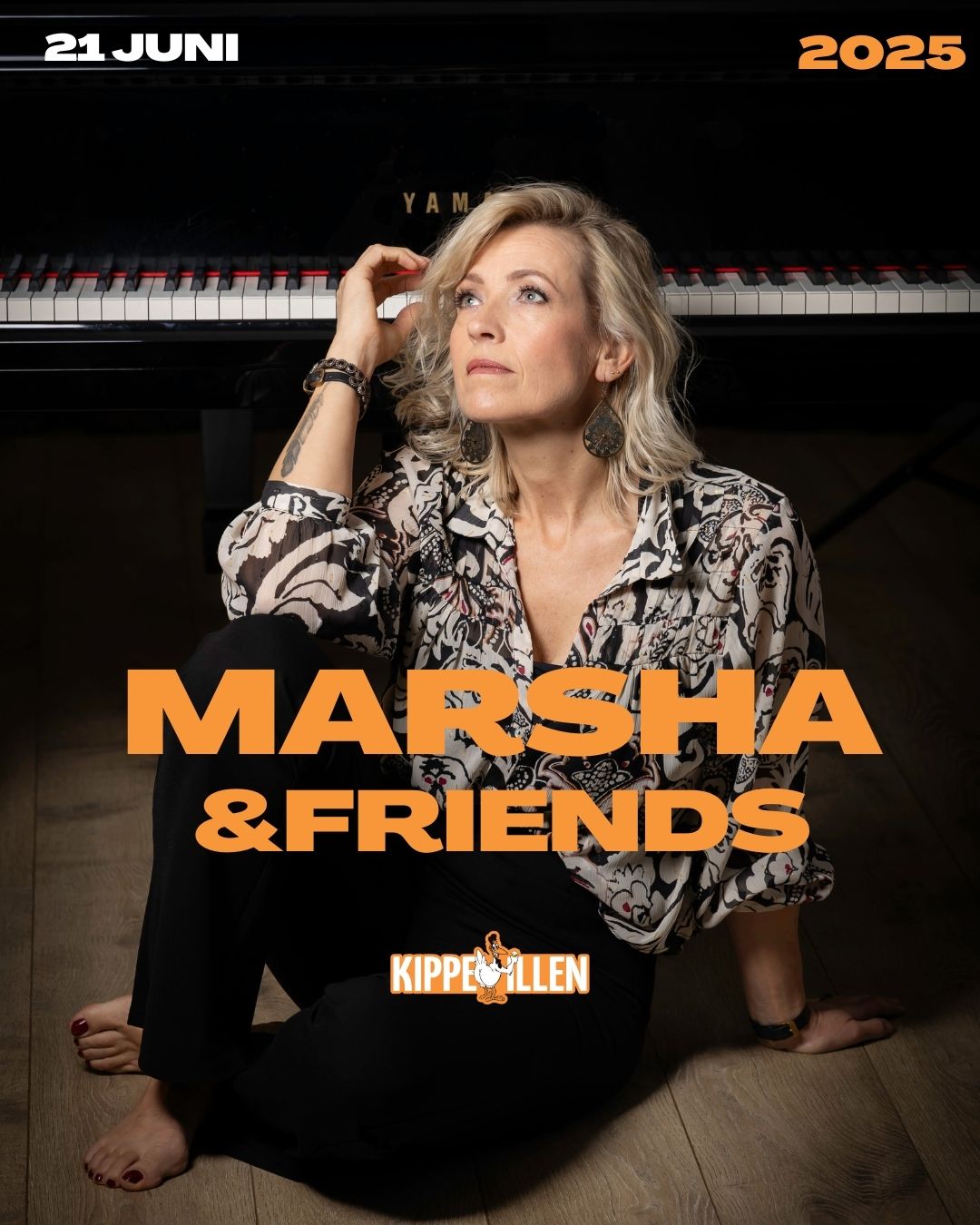 Marsha & Friends op kippebillen Marsha & Friends op kippebillen
